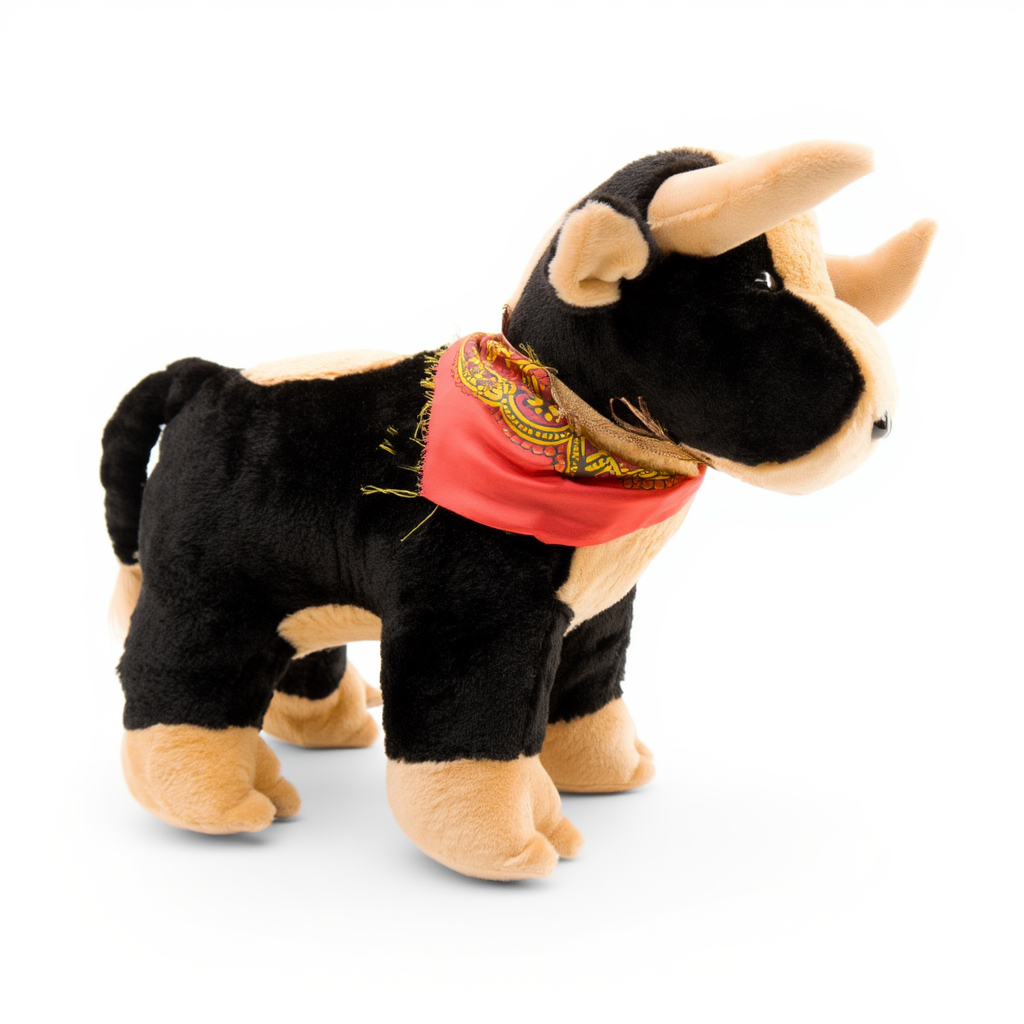 🐂 Toro de Peluche Artesanal