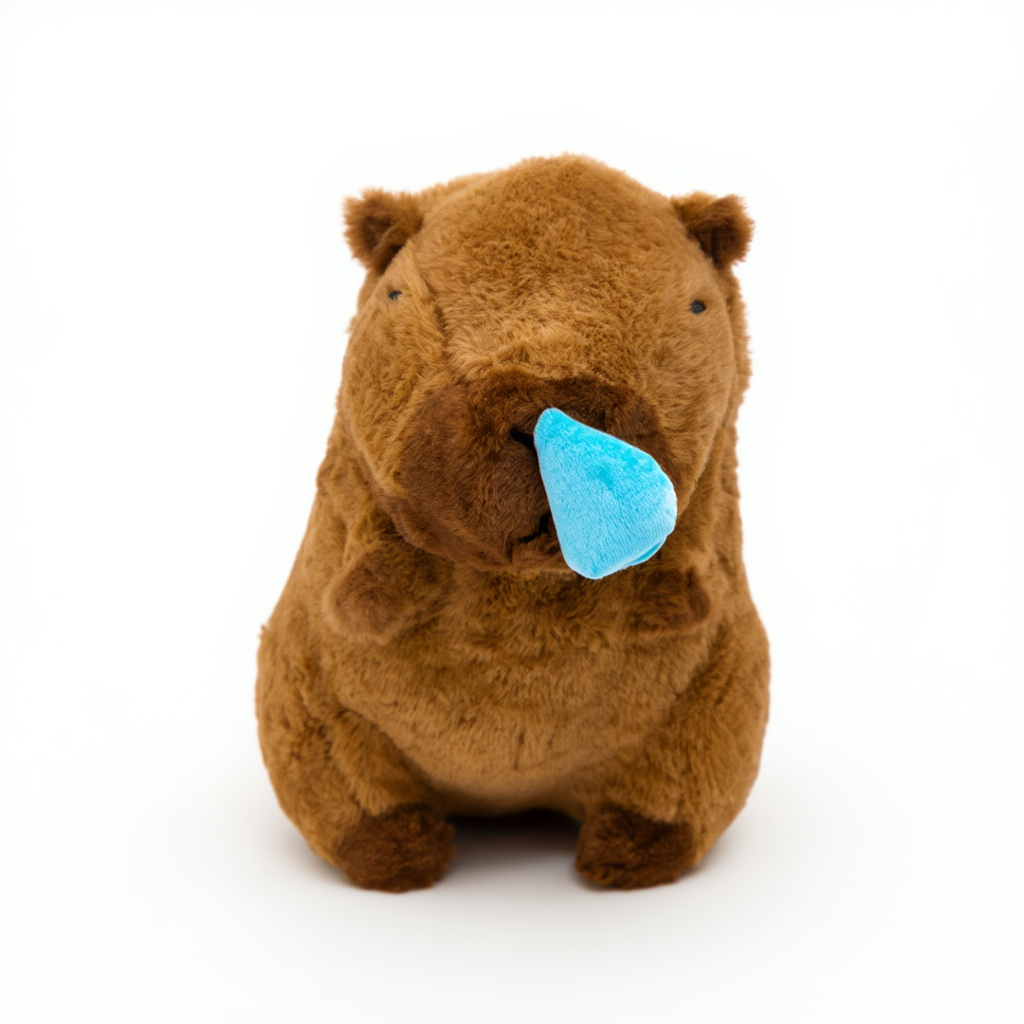 🎒 Mochila Peluche Capibara con Moquito Vibratorio