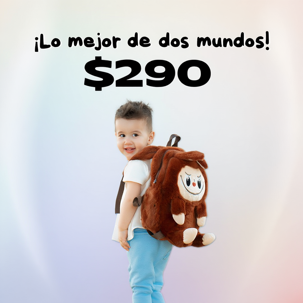 Mochila de Peluche Adorable