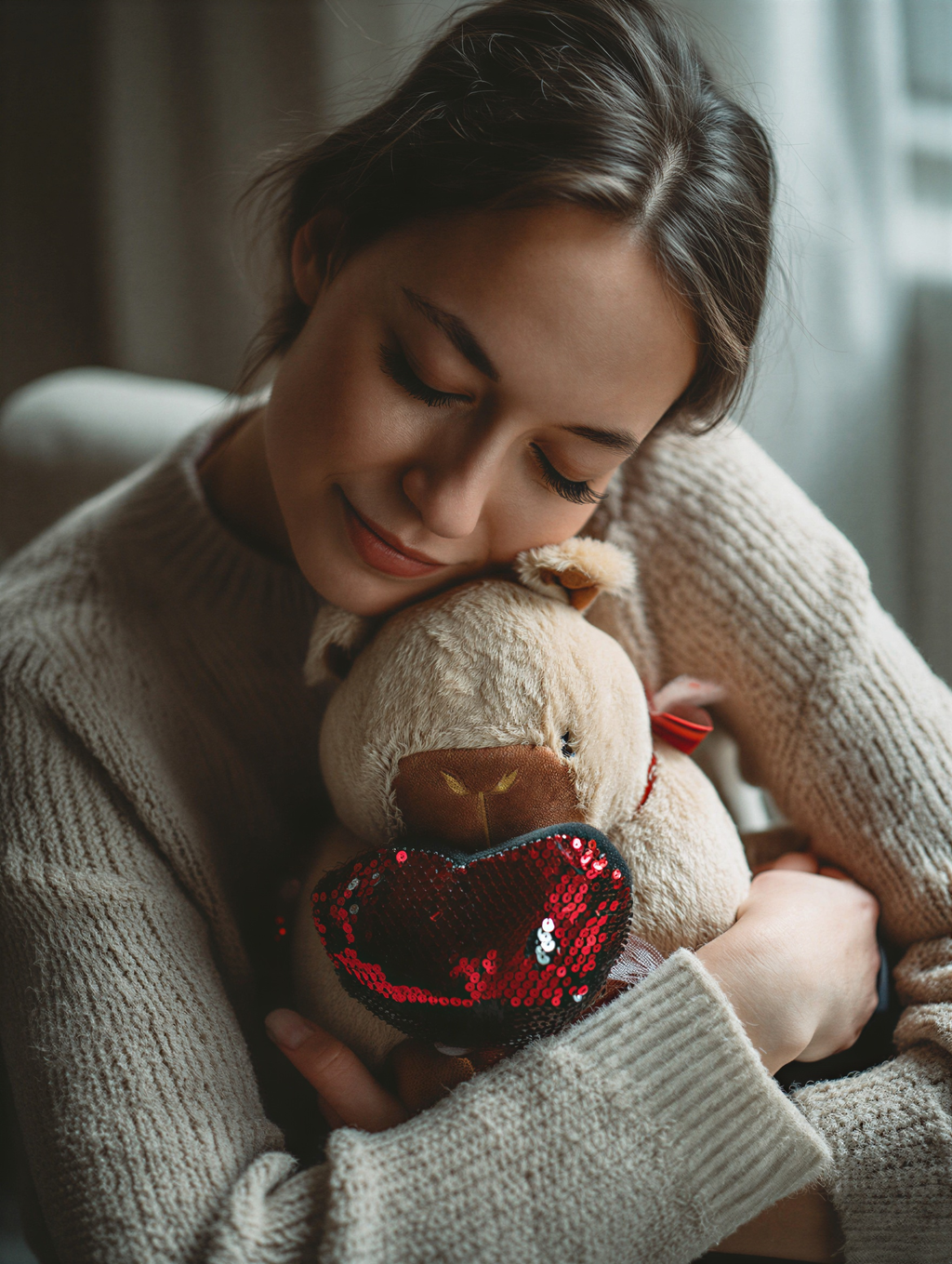 🧡 Capibara de Peluche con Corazón Brillante