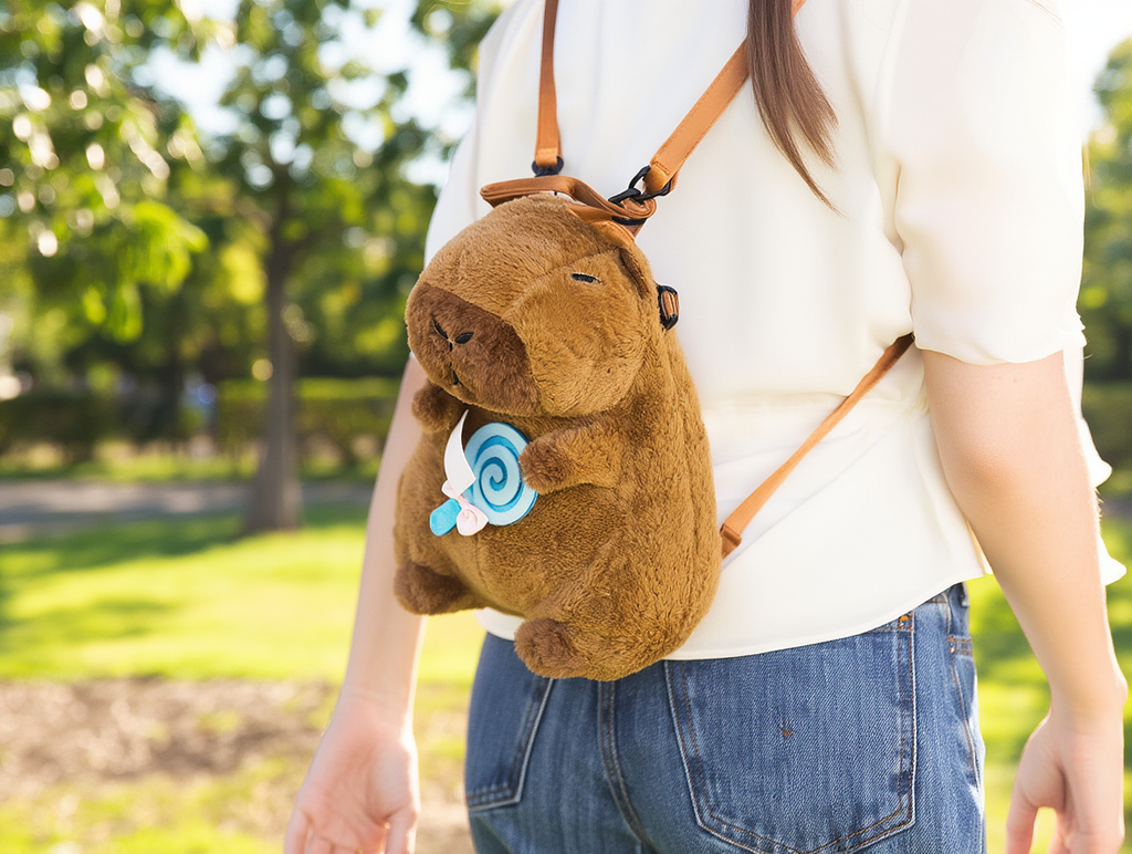 Mochila Capibara de Peluche