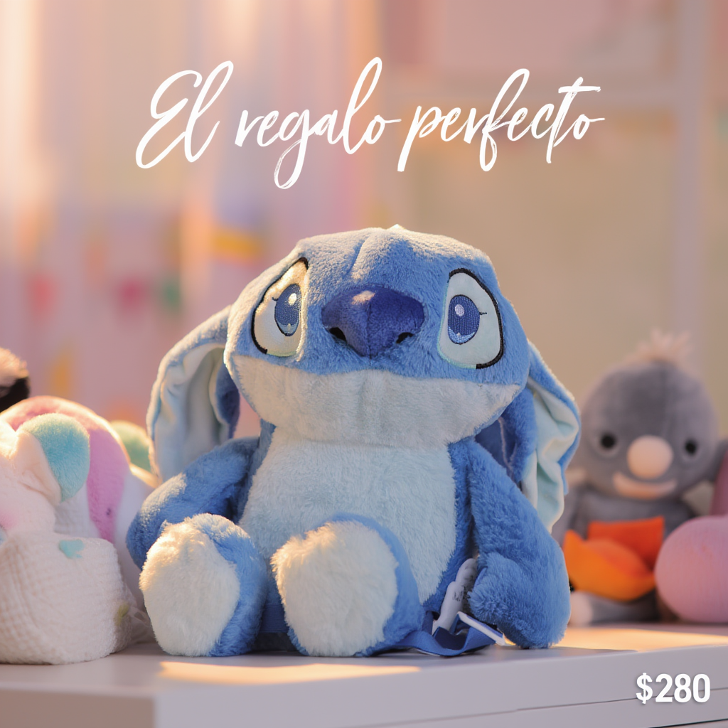 🌟 Mochila de Peluche Stitch