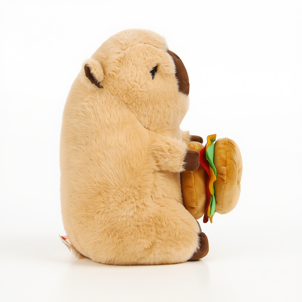 Peluche Capibara con Hamburguesa
